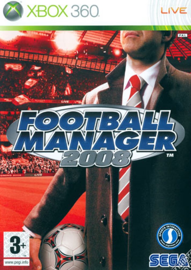 Football Manager 2008 videogame di X360