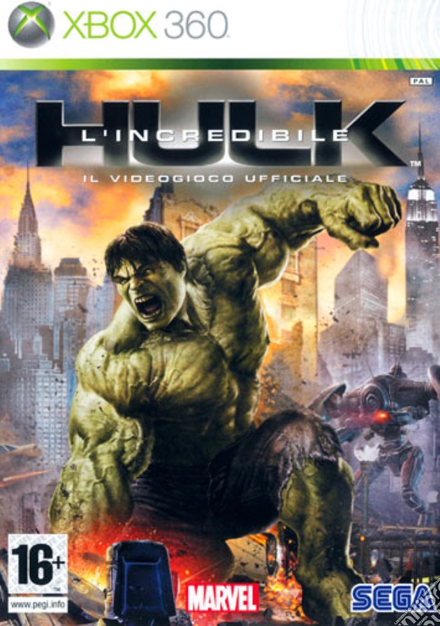 The Incredible Hulk videogame di X360