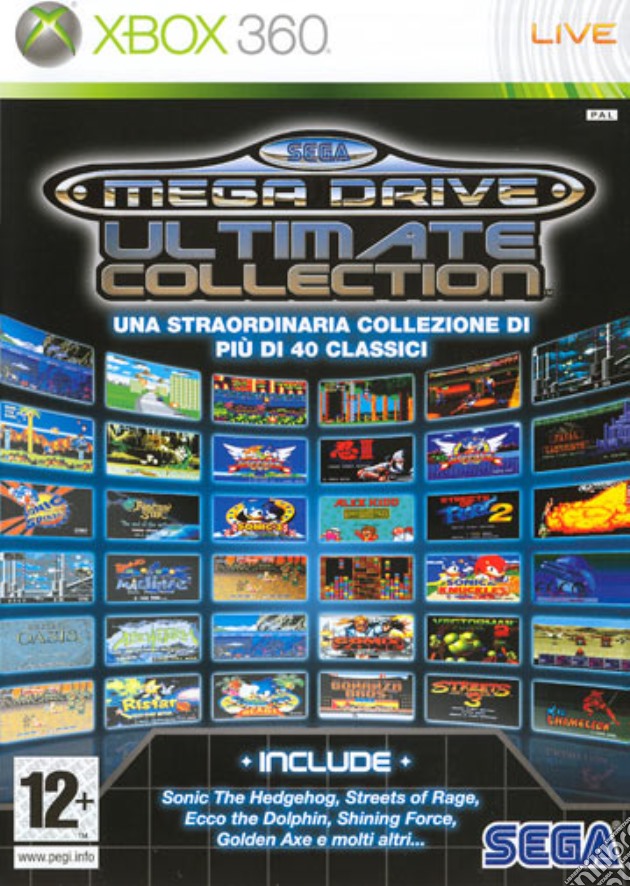 Sega Mega Drive Collection videogame di X360