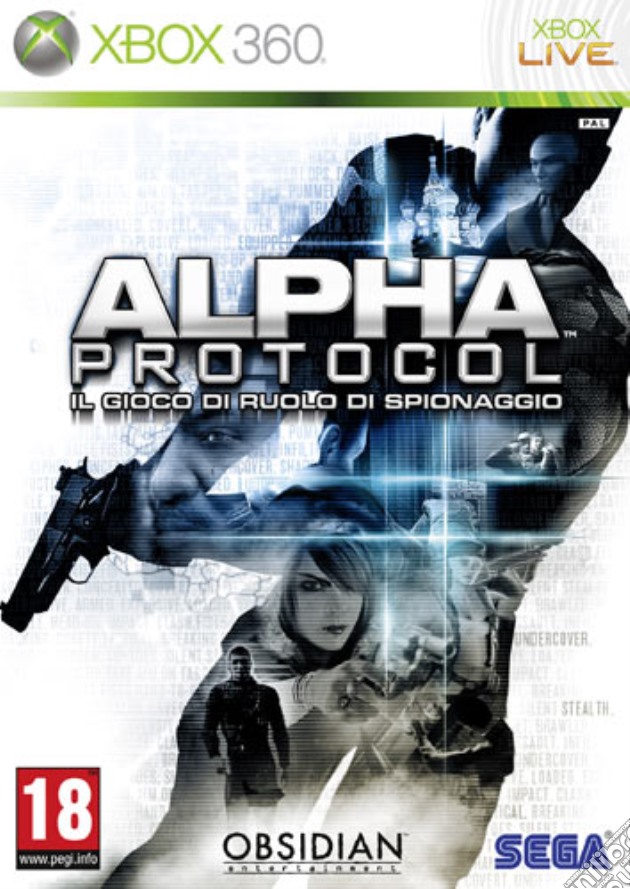 Alpha Protocol videogame di X360