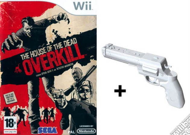 The House Of The Dead Overkill + Gun videogame di WII