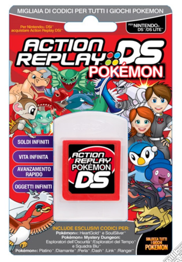 NDS Action Replay Pokemon Oro e Argento videogame di NDS
