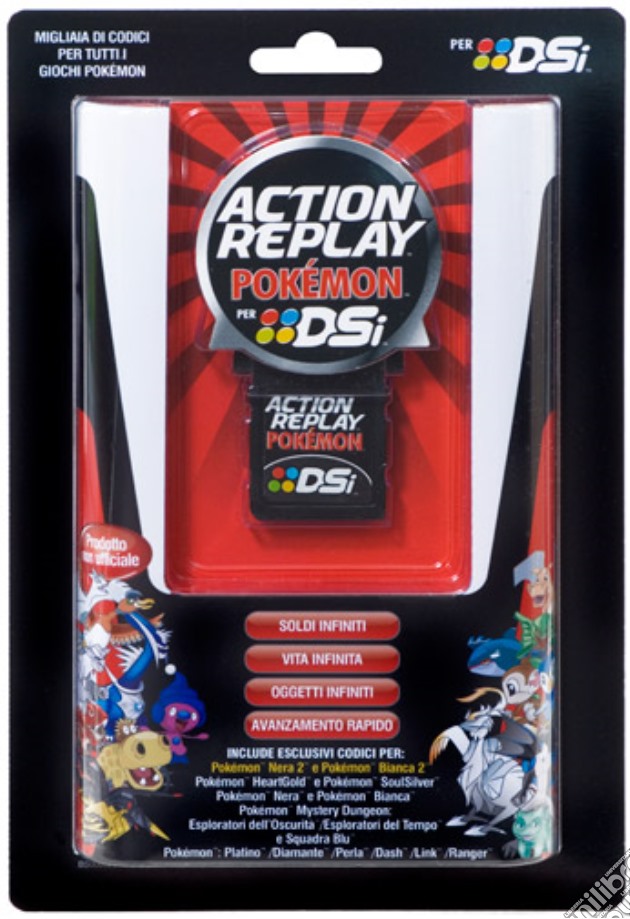 Action Replay Pokemon B&W 2 DSi videogame di NDS