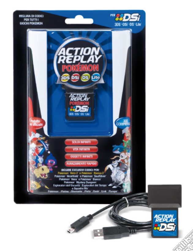 Action Replay Pokemon 3DS/DSi videogame di 3DS