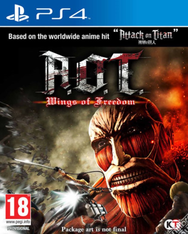 A.O.T Wings of Freedom videogame di PS4