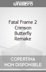 Fatal Frame 2 Crimson Butterfly Remake game