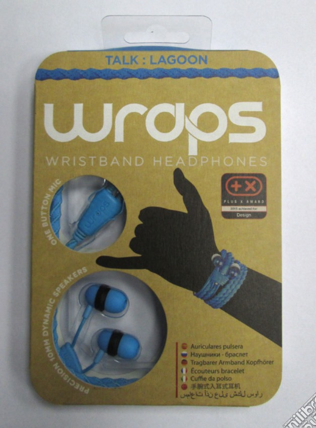 BB Auricolare Wraps Wristband Azzurro videogame di ACOG