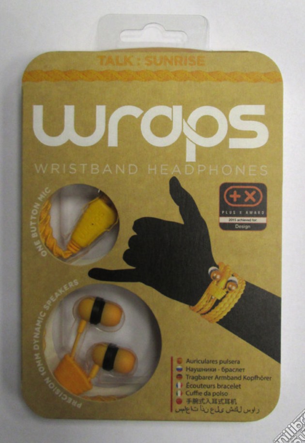 BB Auricolare Wraps Wristband Arancione videogame di ACOG