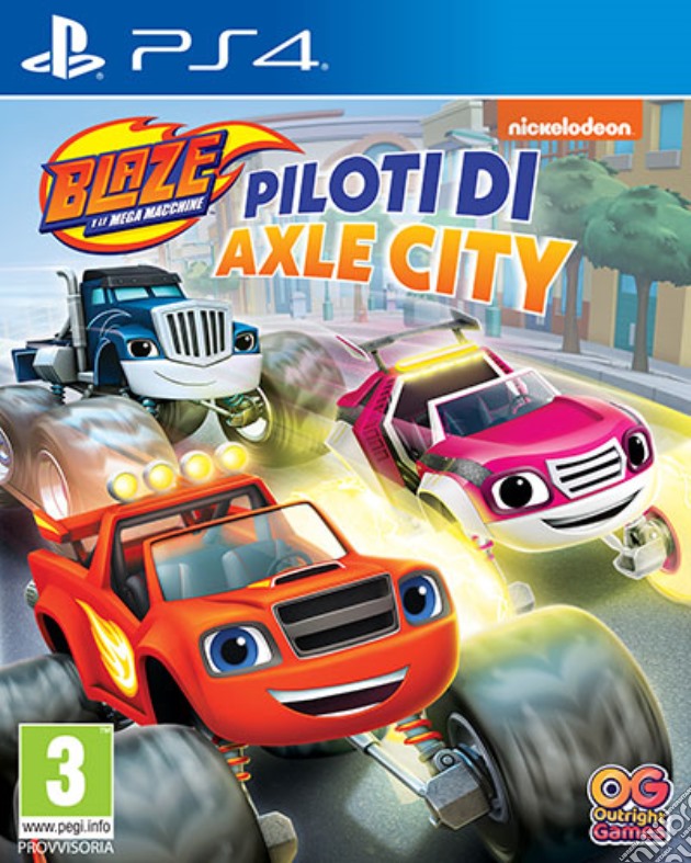 Blaze Mega Macchine Piloti di Axle City videogame di PS4