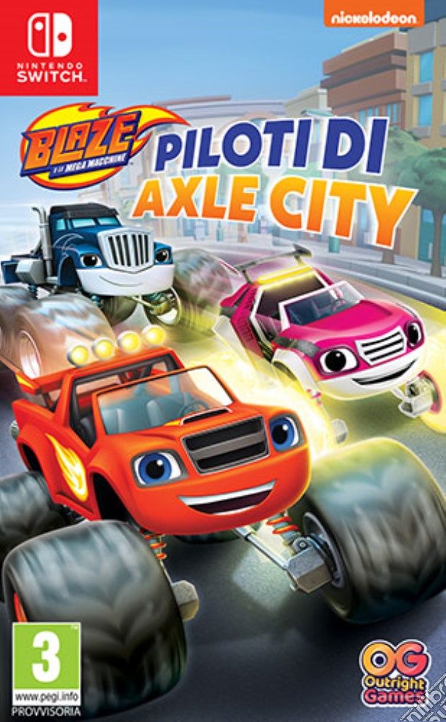 Blaze Mega Macchine Piloti di Axle City videogame di SWITCH