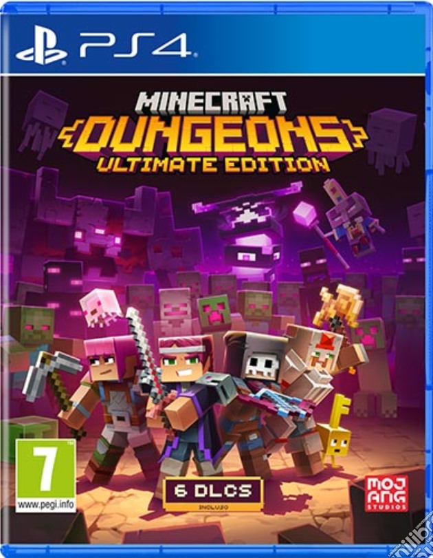 Minecraft Dungeons Ultimate Edition videogame di PS4
