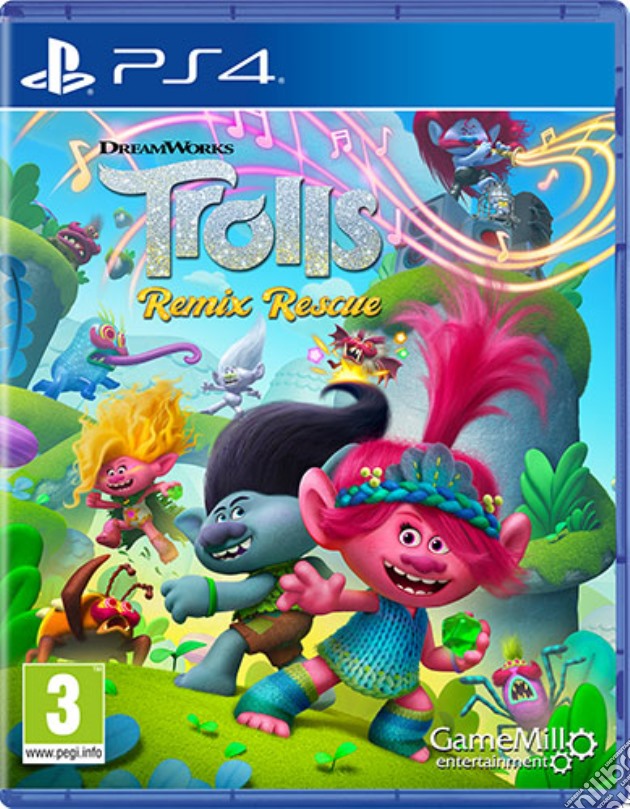 Trolls Remix Rescue videogame di PS4
