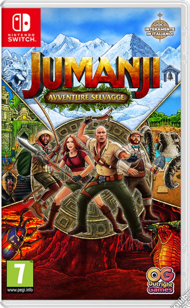 Jumanji Avventure Selvagge videogame di SWITCH