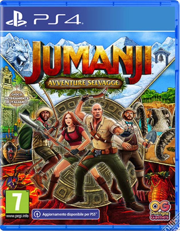 Jumanji Avventure Selvagge videogame di PS4