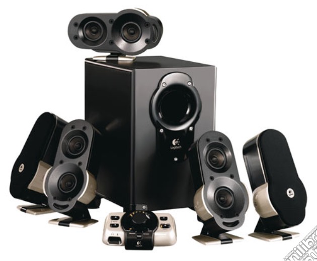 LOGITECH PC Speakers G51 SSS 5.1 155W videogame di PC