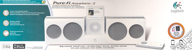 LOGITECH iPod Speakers Pure-Fi A. White videogame di IPOD