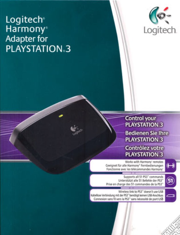 LOGITECH PS3 Harmony Adapter videogame di PS3