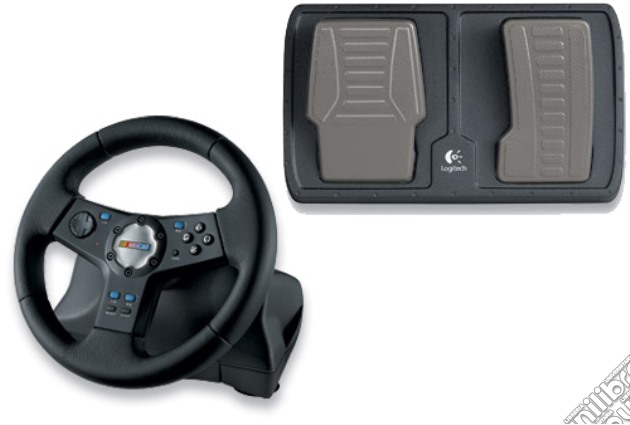 PS2 Volante Rally Vibration F.- LOGITECH videogame di PS2