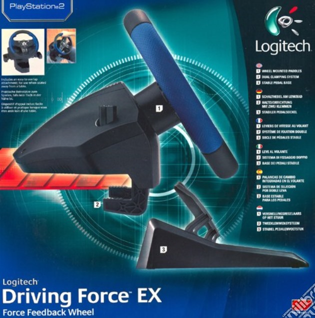 PS2 Volante Driving Force EX - LOGITECH videogame di PS2