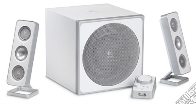 LOGITECH PC Speakers Z-4i White 2.1 40W videogame di PC