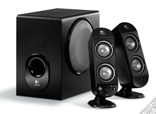 LOGITECH PC Speakers X-230 2.1 32W videogame di PC