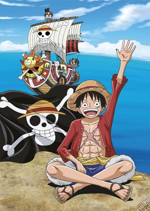 Coperta Pile One Piece Monkey D.Luffy e Thousand Sunny videogame di APOR