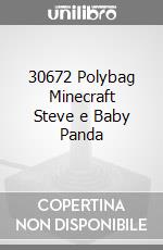 30672 Polybag Minecraft Steve e Baby Panda videogame di LEMC