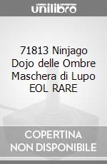 71813 Ninjago Dojo delle Ombre Maschera di Lupo EOL RARE game acc