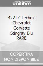 42217 Technic Chevrolet Corvette Stingray Blu RARE game acc
