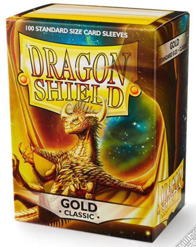 DRAGON SHIELD Bustine Standard Gold 100pz videogame di CABP