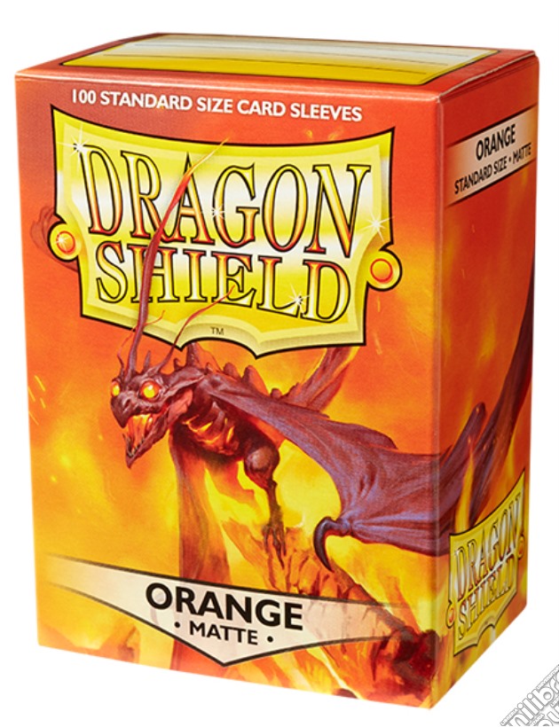 DRAGON SHIELD Bustine Standard Matte Orange 100pz videogame di CABP