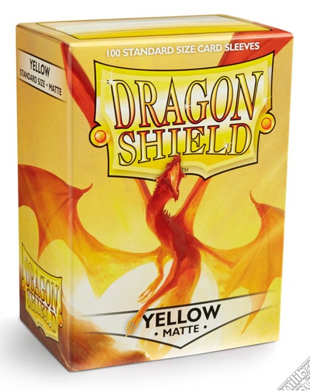 DRAGON SHIELD Bustine Standard Matte Yellow 100pz videogame di CABP