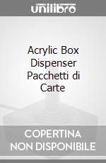 Acrylic Box Dispenser Pacchetti di Carte game acc