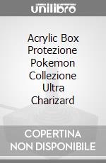 Acrylic Box Protezione Pokemon Collezione Ultra Charizard game acc