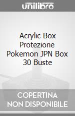Acrylic Box Protezione Pokemon JPN Box 30 Buste game acc