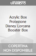 Acrylic Box Protezione Disney Lorcana Booster Box game acc