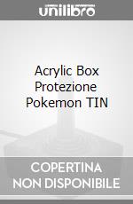 Acrylic Box Protezione Pokemon TIN game acc