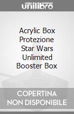 Acrylic Box Protezione Star Wars Unlimited Booster Box game acc