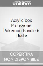 Acrylic Box Protezione Pokemon Bundle 6 Buste game acc