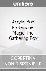 Acrylic Box Protezione Magic The Gathering Box game acc