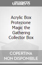 Acrylic Box Protezione Magic the Gathering Collector Box game acc