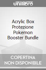 Acrylic Box Protezione Pokemon Booster Bundle game acc