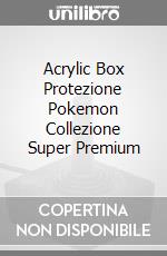 Acrylic Box Protezione Pokemon Collezione Super Premium game acc