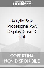 Acrylic Box Protezione PSA Display Case 3 slot game acc