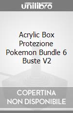 Acrylic Box Protezione Pokemon Bundle 6 Buste V2 game acc
