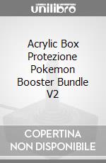 Acrylic Box Protezione Pokemon Booster Bundle V2 game acc