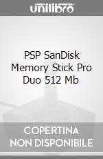 PSP SanDisk Memory Stick Pro Duo 512 Mb videogame di PSP