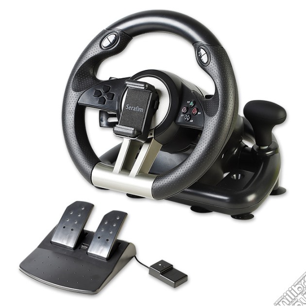 SERAFIM Volante Racing Wheel R1+ XBX/SWI/PC/PS4/XONE/PS3/CEL videogame di ACC