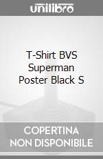 T-Shirt BVS Superman Poster Black S videogame di TSH