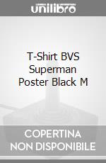 T-Shirt BVS Superman Poster Black M videogame di TSH